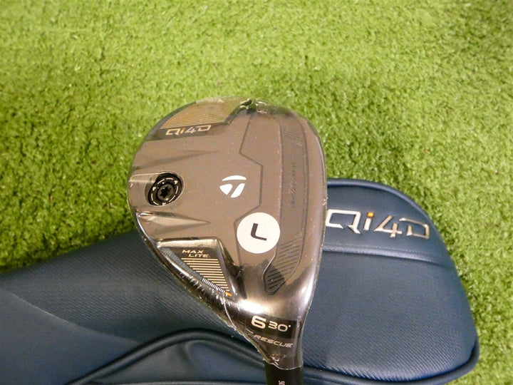 TaylorMade 2026 Qi4D Max Lite 30* Womens 6 Hybrid Rescue REAX 40 Ladies w HC New