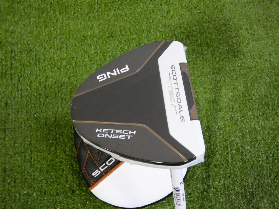 Ping Scottsdale TEC Ketsch Onset 35" Slight Arc Putter HC S Stroke Black Dot New