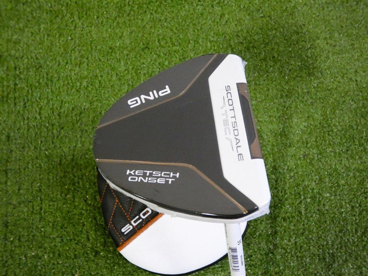 Ping Scottsdale TEC Ketsch Onset 35" Slight Arc Putter HC S Stroke Black Dot New