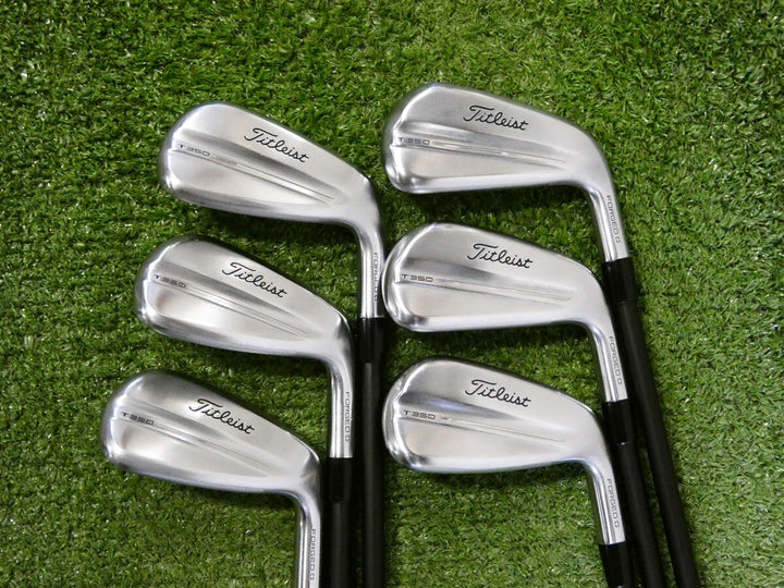 Titleist 2025 T350 Irons 6-P &amp; 48* W Vanquish 50 Regular Graphite Mid