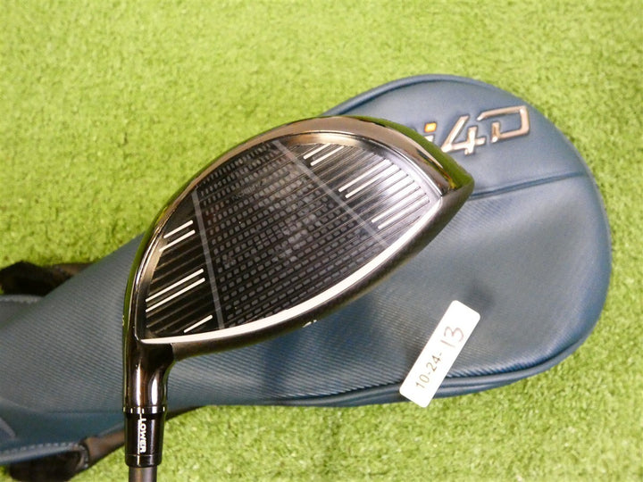 TaylorMade Qi4D 10.5* Driver REAX Mid Rotation Blue 50 Regular with HC Excellent