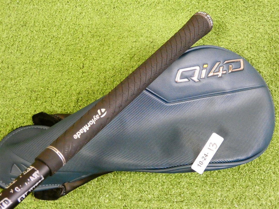 TaylorMade Qi4D 10.5* Driver REAX Mid Rotation Blue 50 Regular with HC Excellent