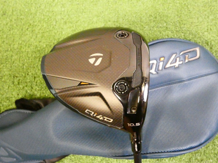 TaylorMade Qi4D 10.5* Driver REAX Mid Rotation Blue 50 Regular with HC Excellent