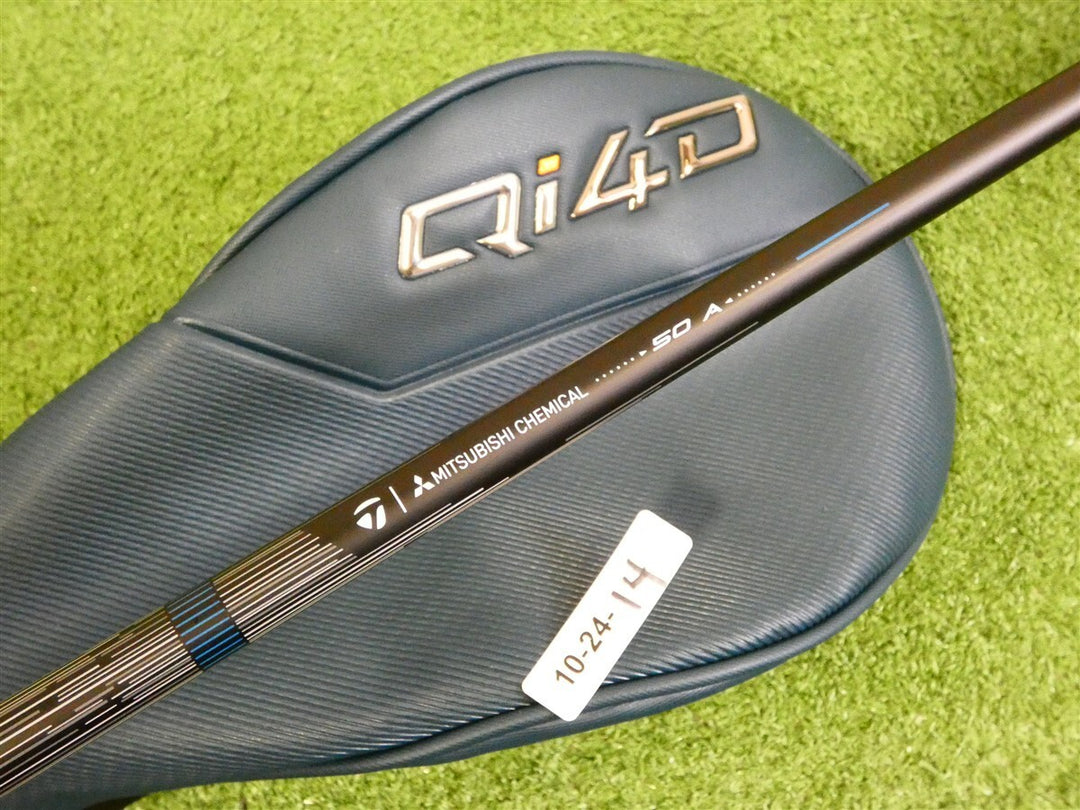 TaylorMade Qi4D Max 10.5* Driver REAX Mid Rotation Blue 50 A Senior with HC Mid