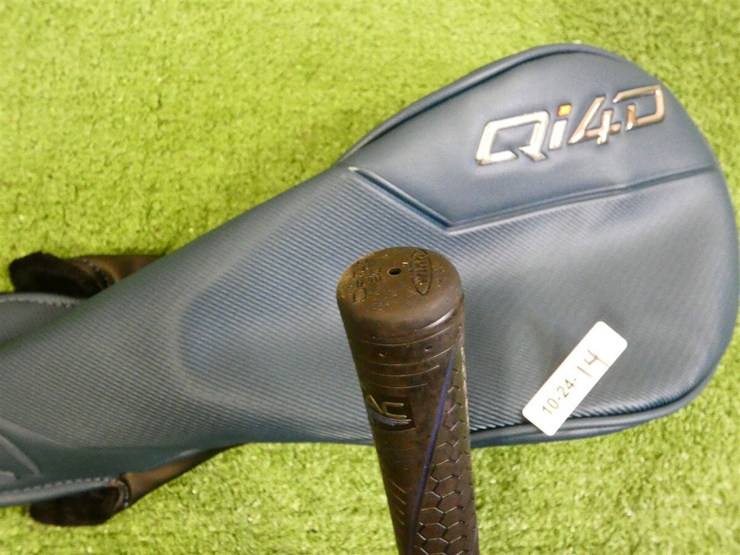 TaylorMade Qi4D Max 10.5* Driver REAX Mid Rotation Blue 50 A Senior with HC Mid