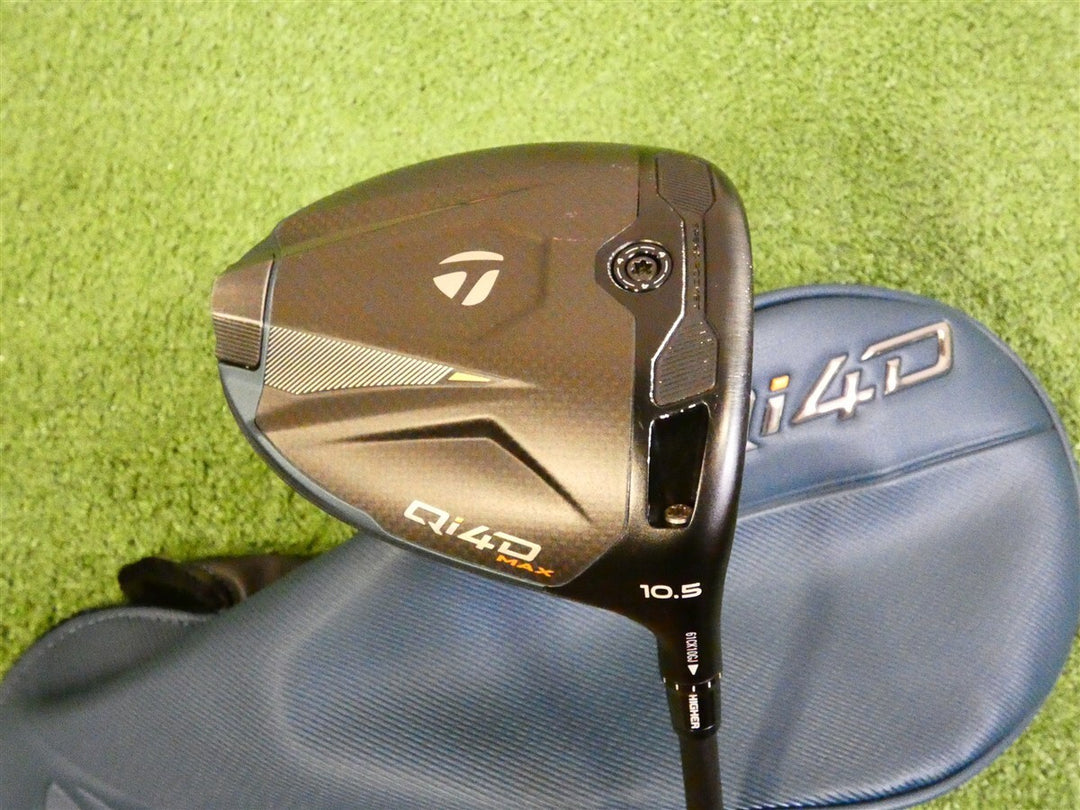 TaylorMade Qi4D Max 10.5* Driver REAX Mid Rotation Blue 50 A Senior with HC Mid