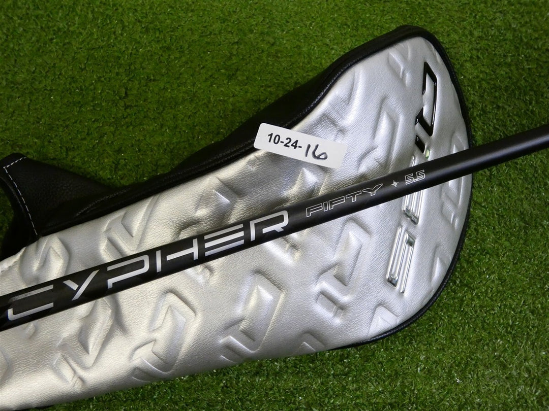 TaylorMade Qi35 12* Driver Cypher 50 5.5 Regular Graphite with Headcover Mint