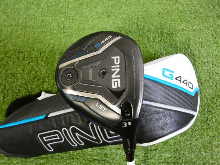 PING G440 LST 15* 3 Wood Tour 2.0 Black 75 X Extra Stiff Graphite w HC Excellent