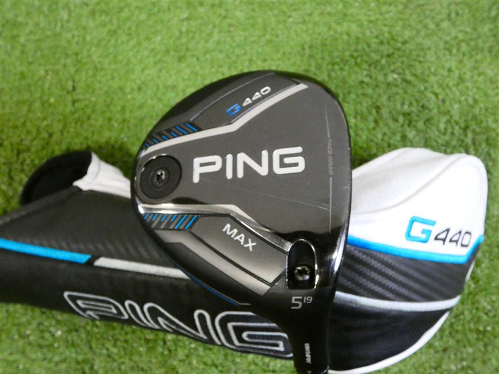 PING G440 Max 19* 5 Wood Tour 2.0 Black 75 X Extra Stiff Graphite w HC 43" Mint