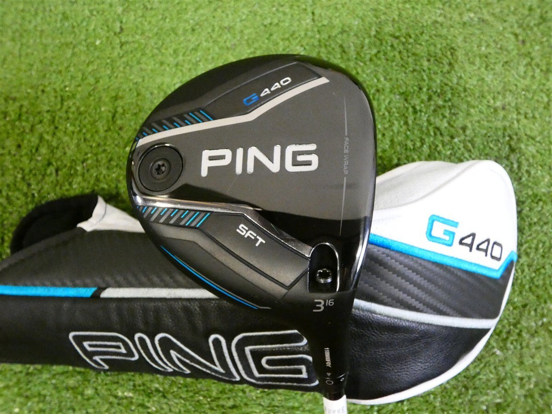 PING G440 SFT 16* 3 Wood Tour 2.0 Black 75 Stiff Graphite with Headcover Mint