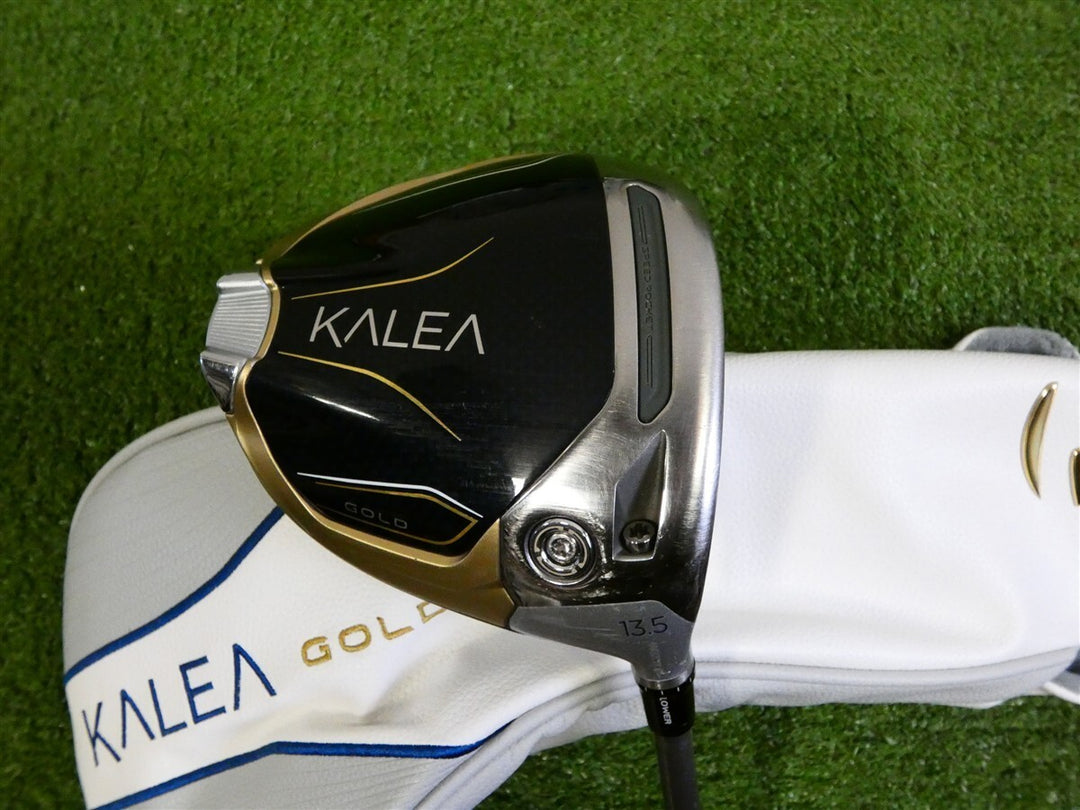 TaylorMade Kalea Gold 13.5* Womens Driver 40 Soft Ladies Graphite with Headcover