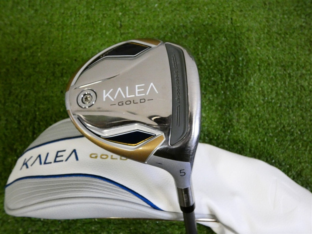 TaylorMade Kalea Gold 20* Womens 5 Wood 40 Soft Ladies Graphite w HC Excellent
