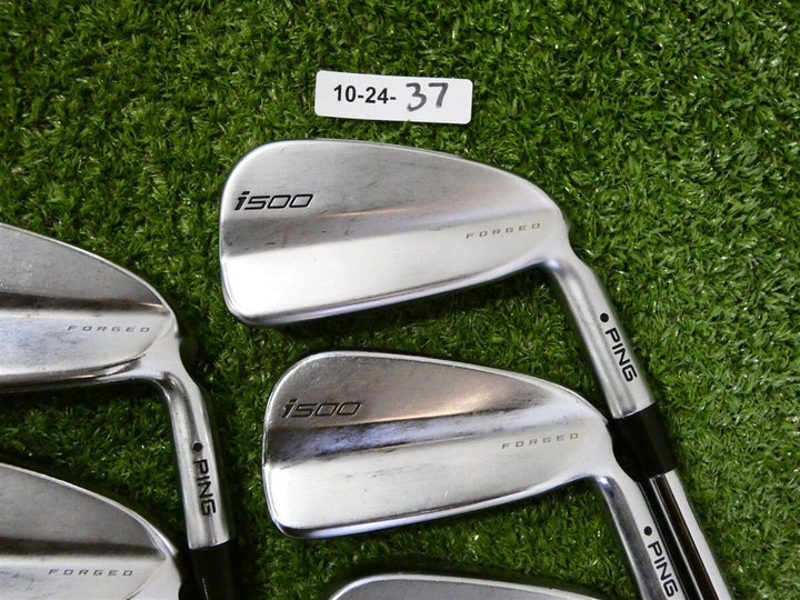 PING i500 Forged Irons 3-9 (No W Wedge) 105 S300 Stiff Steel Mid Black Dot +.5"