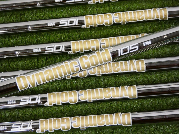 PING i500 Forged Irons 3-9 (No W Wedge) 105 S300 Stiff Steel Mid Black Dot +.5"