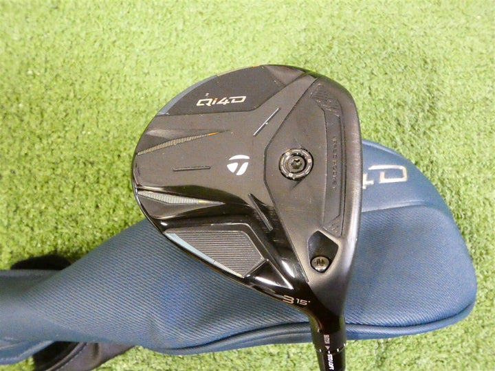TaylorMade 2026 Qi4D 15* 3 Wood REAX 55 Regular Graphite w Headcover Excellent