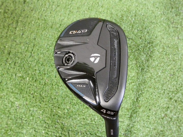 TaylorMade 2026 Qi4D Max 23* 4 Hybrid Rescue REAX 50 Stiff Graphite Excellent