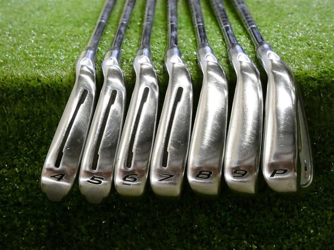 TaylorMade RSi 2 RSi2 Forged Irons 4-P KBS 90 Stiff Steel Mid +.75"