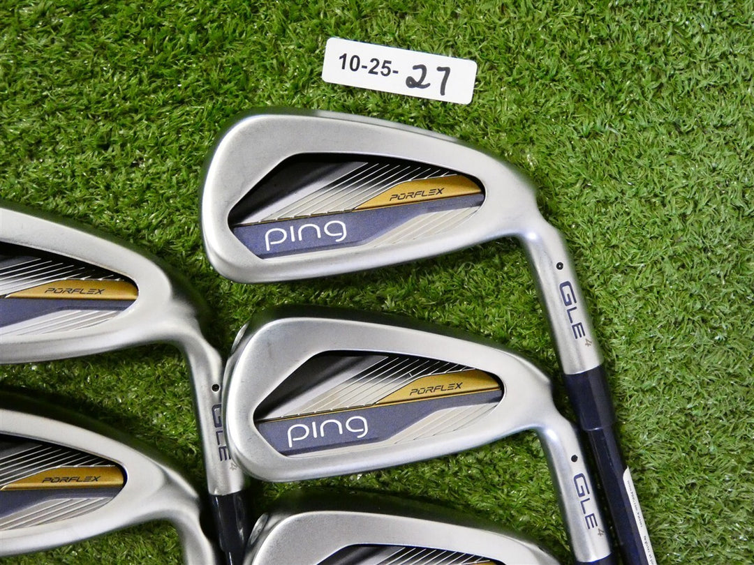 PING G Le4 Womens Irons 7-W &amp; S Alta Le Lite Ladies Graphite Black Dot Excellent