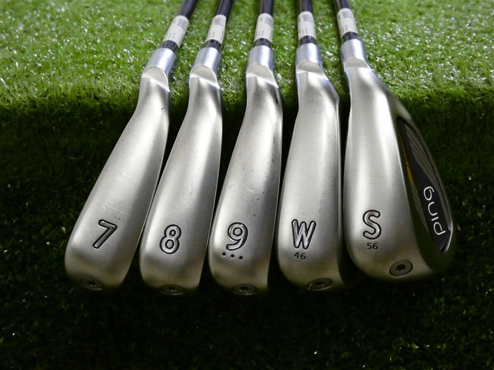 PING G Le4 Womens Irons 7-W &amp; S Alta Le Lite Ladies Graphite Black Dot Excellent
