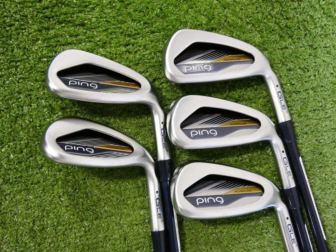 PING G Le4 Womens Irons 7-W &amp; S Alta Le Lite Ladies Graphite Black Dot Excellent