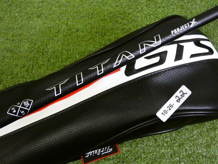 Titleist GTS3 9* Driver Project X Titan Black 60g 6.0 Stiff Graphite with HC New