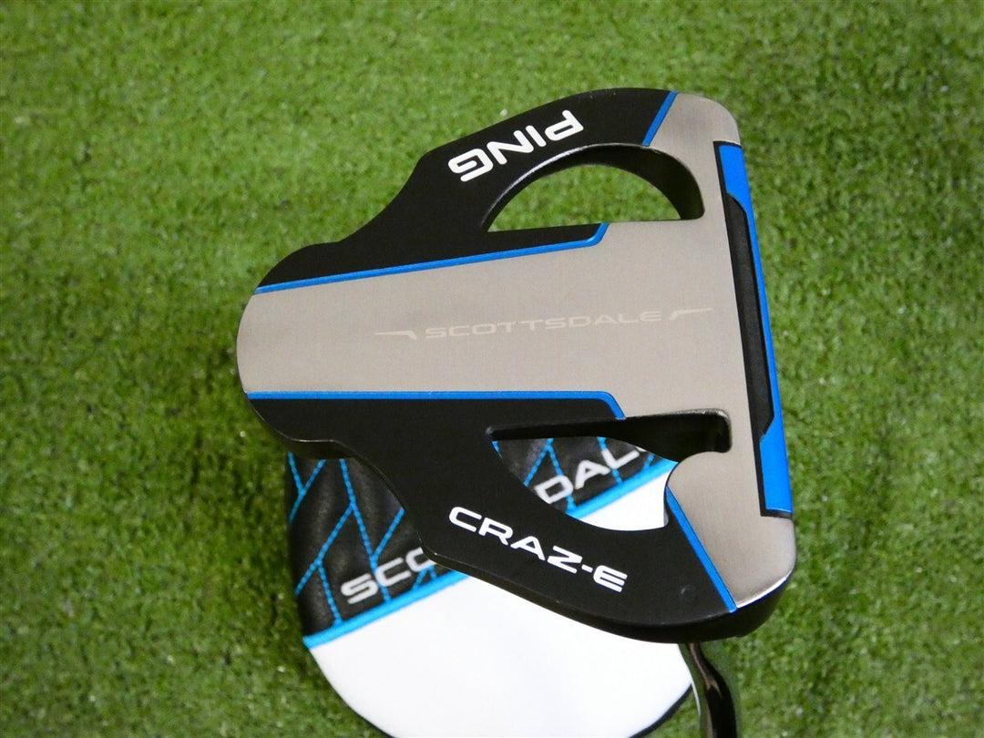 Ping 2025 Scottsdale Craz-E 35" Straight Putter HC S Stroke Black Dot Excellent