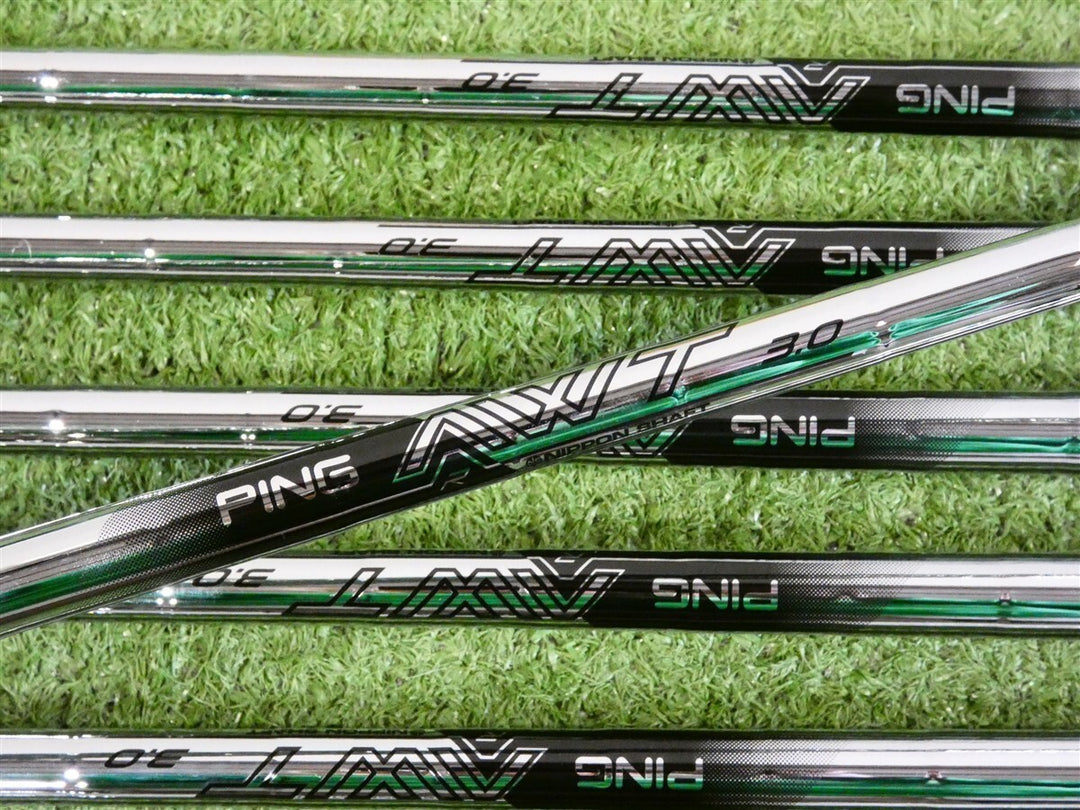 PING G740 Irons 5-W &amp; U AWT 3.0 Regular Steel Black Dot Mint