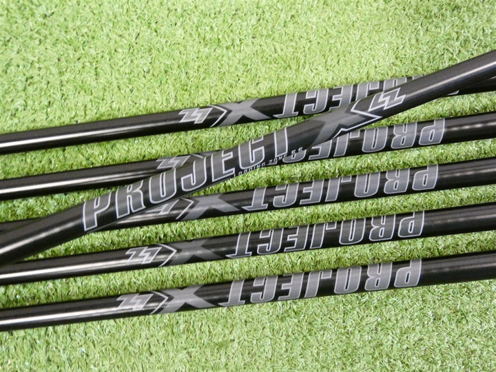 Mizuno Pro S-4 Irons 5-P Project X LZ Blackout 5.5 Regular Steel +.5" Excellent