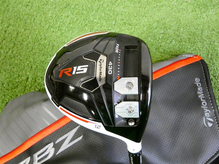 TaylorMade R15 430 12* Driver Speeder 67 Regular Graphite w RBZ HC Excellent
