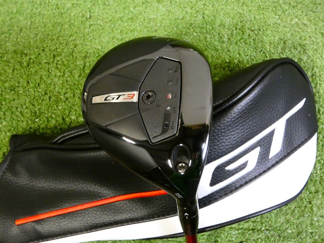 Titleist GT3 15* 3 Wood Ventus Red VeloCore 7 Stiff Graphite with Headcover New