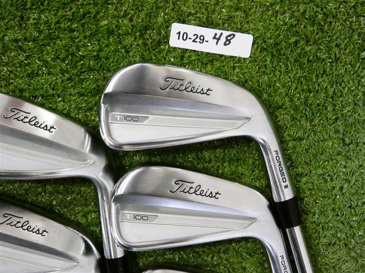 Titleist 2023 T100 Forged Irons 6-P &amp; 50* W NS Pro Modus 3 Tour 105 Stiff Steel