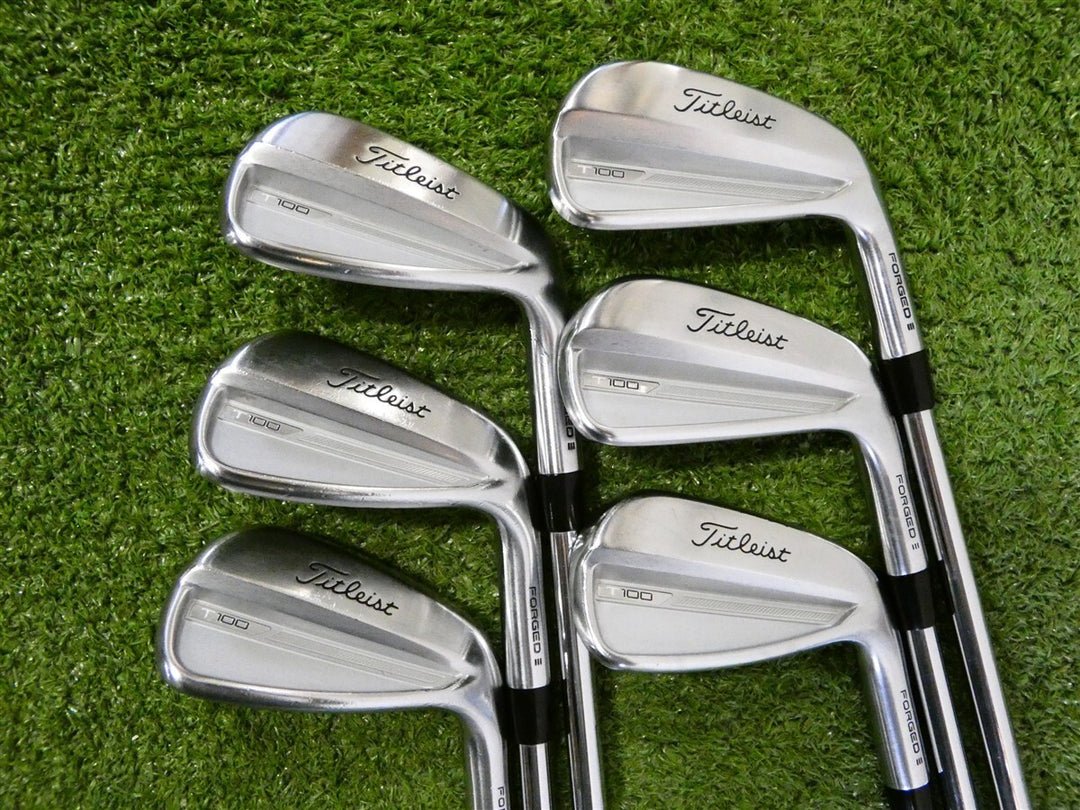 Titleist 2023 T100 Forged Irons 6-P &amp; 50* W NS Pro Modus 3 Tour 105 Stiff Steel