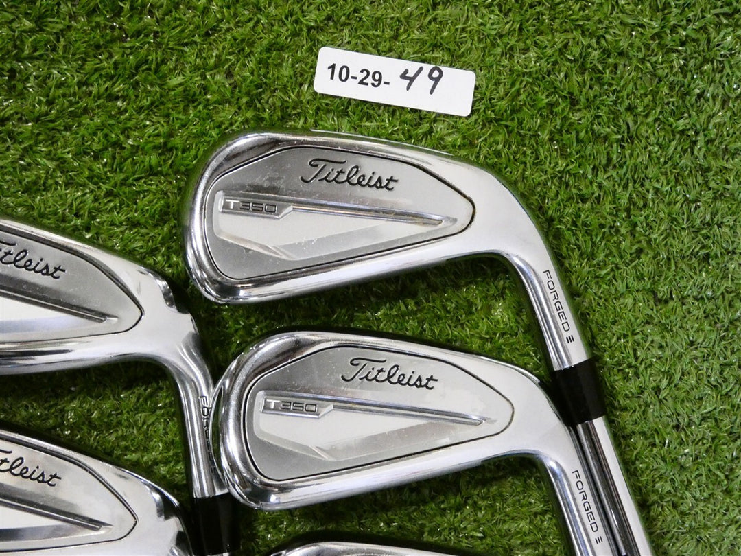 Titleist 2023 T350 Forged Irons 6-P &amp; 48* W AMT Red R300 Regular Steel