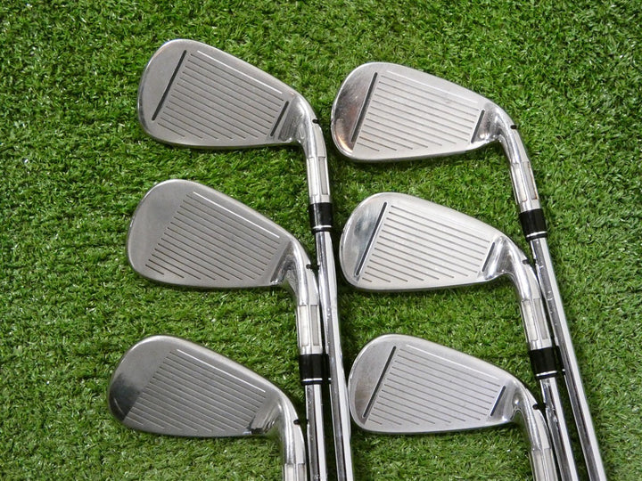 TaylorMade M4 Left Hand Irons 5-P KBS Max 85 Regular Steel +.5" Excellent