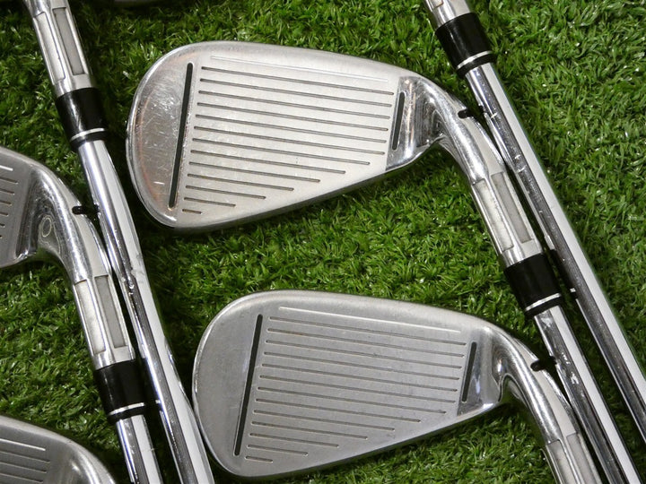 TaylorMade M4 Left Hand Irons 5-P KBS Max 85 Regular Steel +.5" Excellent