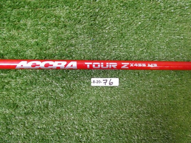 Accra Tour Z X455 M3 Regular Flex Pulled Driver/Fairway Wood Shaft 42.75"