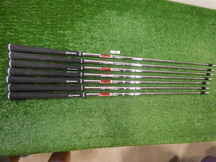 KBS $-Taper Chrome Stiff Flex 120g Steel Set of 7 Pulled Iron Shafts