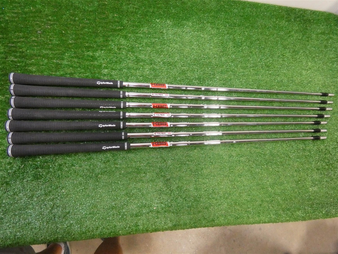 KBS $-Taper Chrome Stiff Flex 120g Steel Set of 7 Pulled Iron Shafts