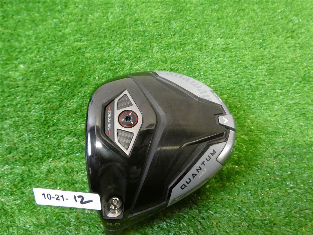 Callaway Quantum Max 9* Left-Handed Driver Head Only with Headcover MINT
