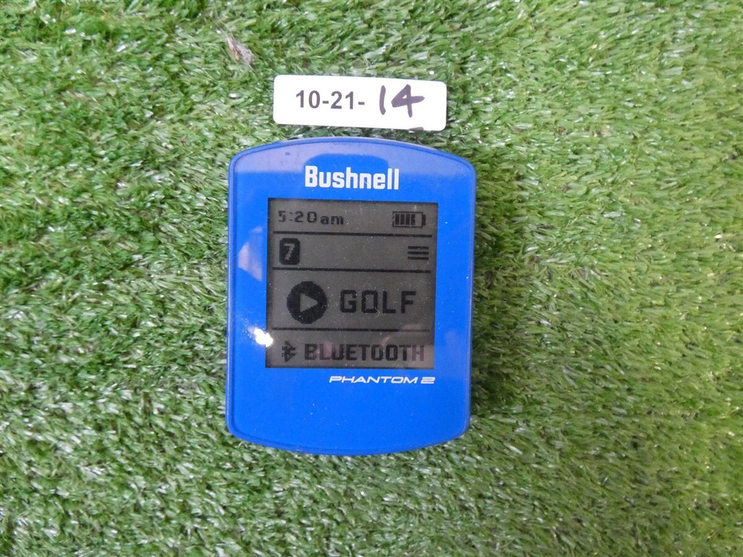 Bushnell Phantom 2 Blue Golf GPS Device. No Charging Cord.