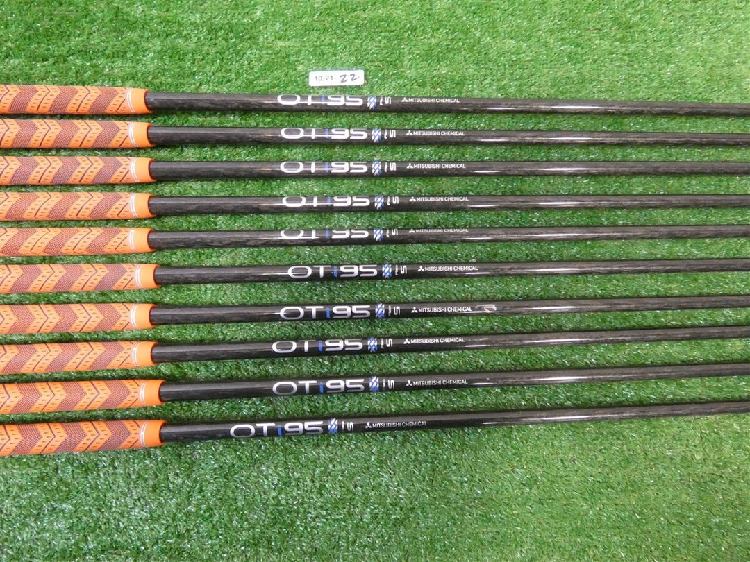 Mitsubishi OTi 95 Stiff Flex 95g Graphite Set of 10 Pulled Iron Shafts