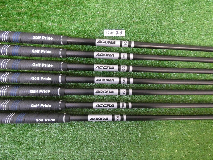 ACCRA 90i Graphite Set of 7 Pulled Iron Shafts Excellent