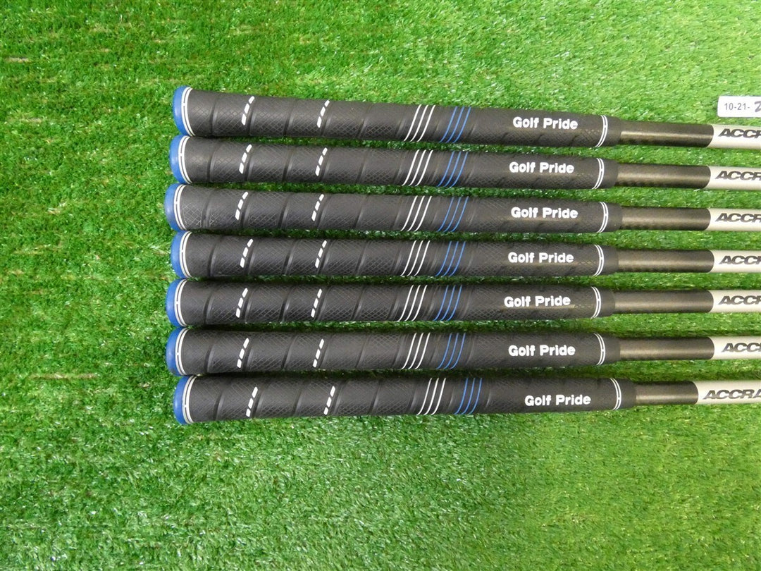 ACCRA 90i Graphite Set of 7 Pulled Iron Shafts Excellent