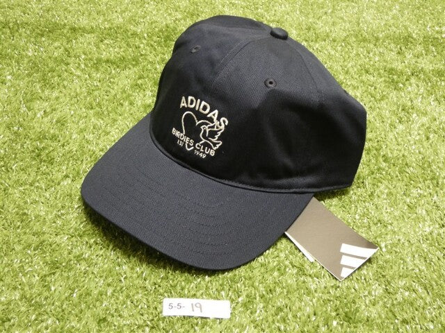 ADIDAS Womens Cotton Birdies Club Adjustable Golf Hat Navy Blue New