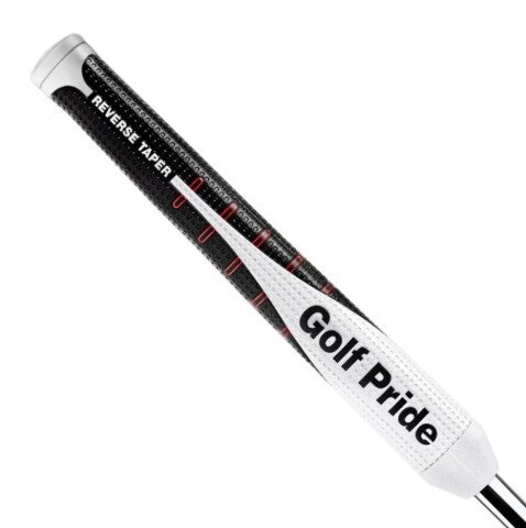 Golf Pride Reverse Taper Round Medium Putter Grip Black/White New