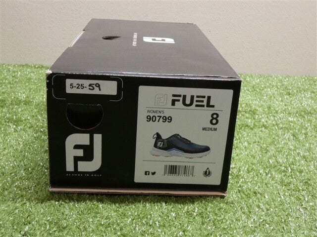 FootJoy Ladies FJ Fuel Golf Shoes Size 8 Womens Navy 90799 New