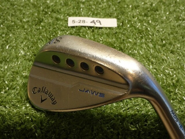 Callaway MD5 Jaws Chrome 56* 10* Sand Wedge S Grind Recoil F2 Senior Graphite