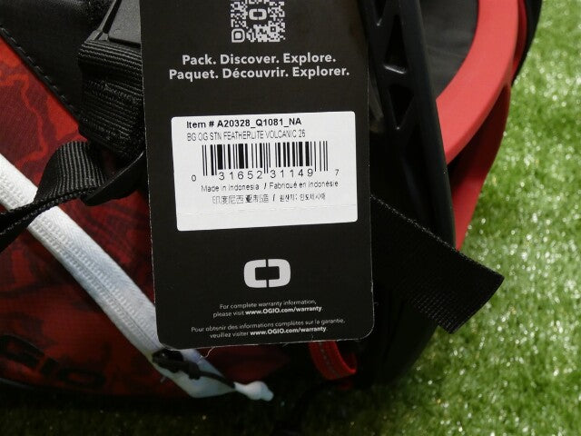 OGIO 2026 Featherlite 4-Way Carry Stand Bag Volcanic Red/Black New