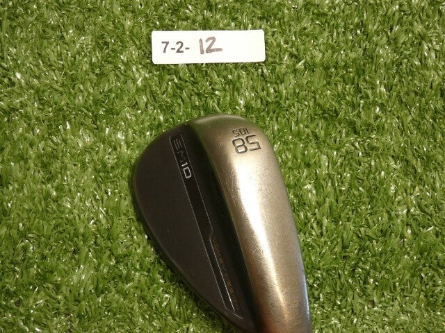 Titleist Vokey SM10 Jet Black 58* 10* Lob Wedge S Grind NS Pro 125 Stiff Steel