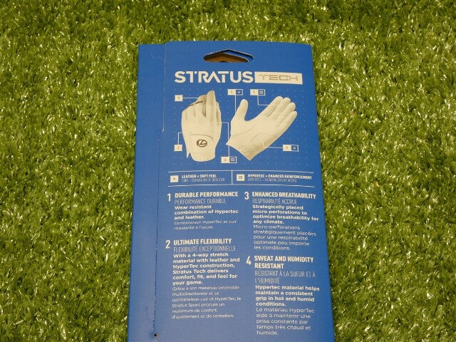 6 TaylorMade Stratus Tech Womens Large Golf Gloves Worn On Right Hand New